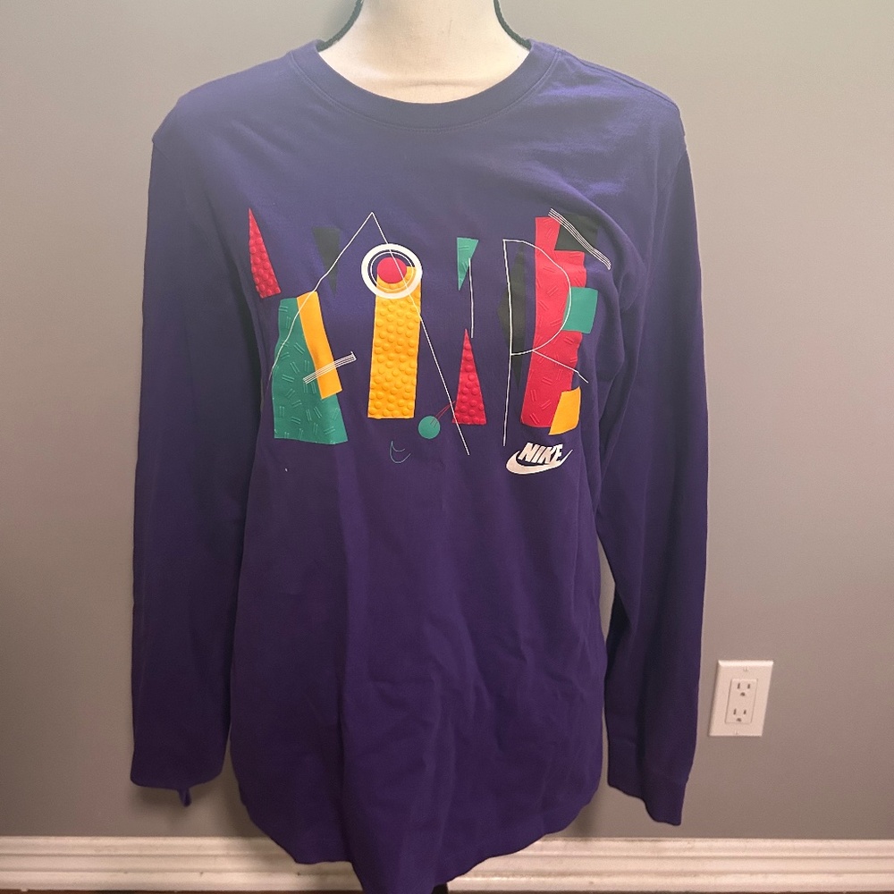 nike air purple long sleeve